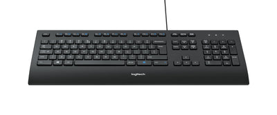 Logitech K280E Pro f/ Business tangentbord Kontor USB QWERTY Amerikanskt internationellt Svart