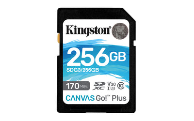 Kingston Technology Canvas Go! Plus 256 GB SD UHS-I Klass 10