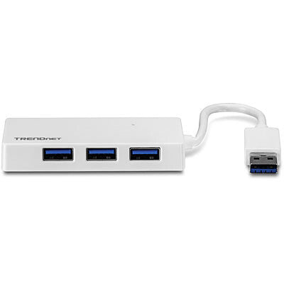 Trendnet TU3-H4E gränssnittshubbar 5000 Mbit/s Vit