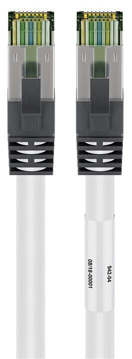 Goobay 55127 nätverkskablar Vit 5 m Cat8.1 S/FTP (S-STP)