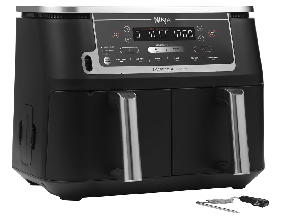 Ninja AF451EU fritös Single 9,5 l 2470 W Varmluftsfritös Svart