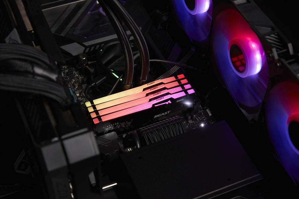 Kingston Technology FURY Beast RGB RAM-minnen 8 GB 1 x 8 GB DDR5 2800 MHz