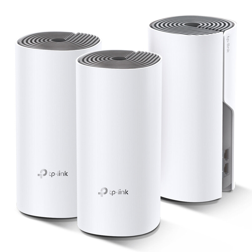 TP-Link Deco E4 (3-pack) Dual-band (2,4 GHz / 5 GHz) Wi-Fi 5 (802.11ac) Vit, Grå 2 Intern