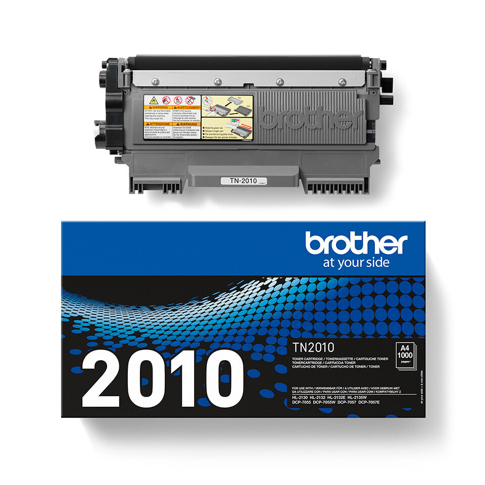 Brother TN-2010 Tonerkassett 1 styck Original Svart