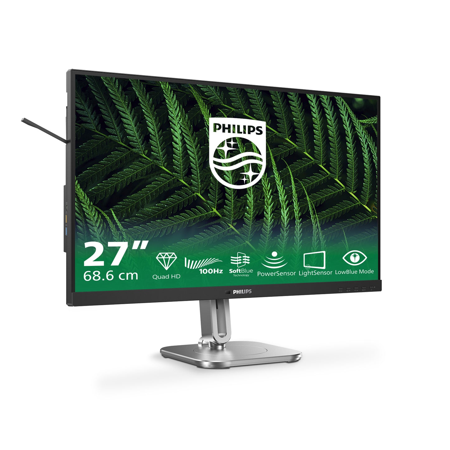 Philips 5000 series 27B2G5500/00 platta pc-skärmar 68,6 cm (27") 2560 x 1440 pixlar Quad HD LCD Antracit