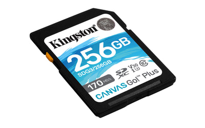 Kingston Technology Canvas Go! Plus 256 GB SD UHS-I Klass 10