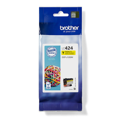 Brother LC424Y bläckpatroner 1 styck Original Gul