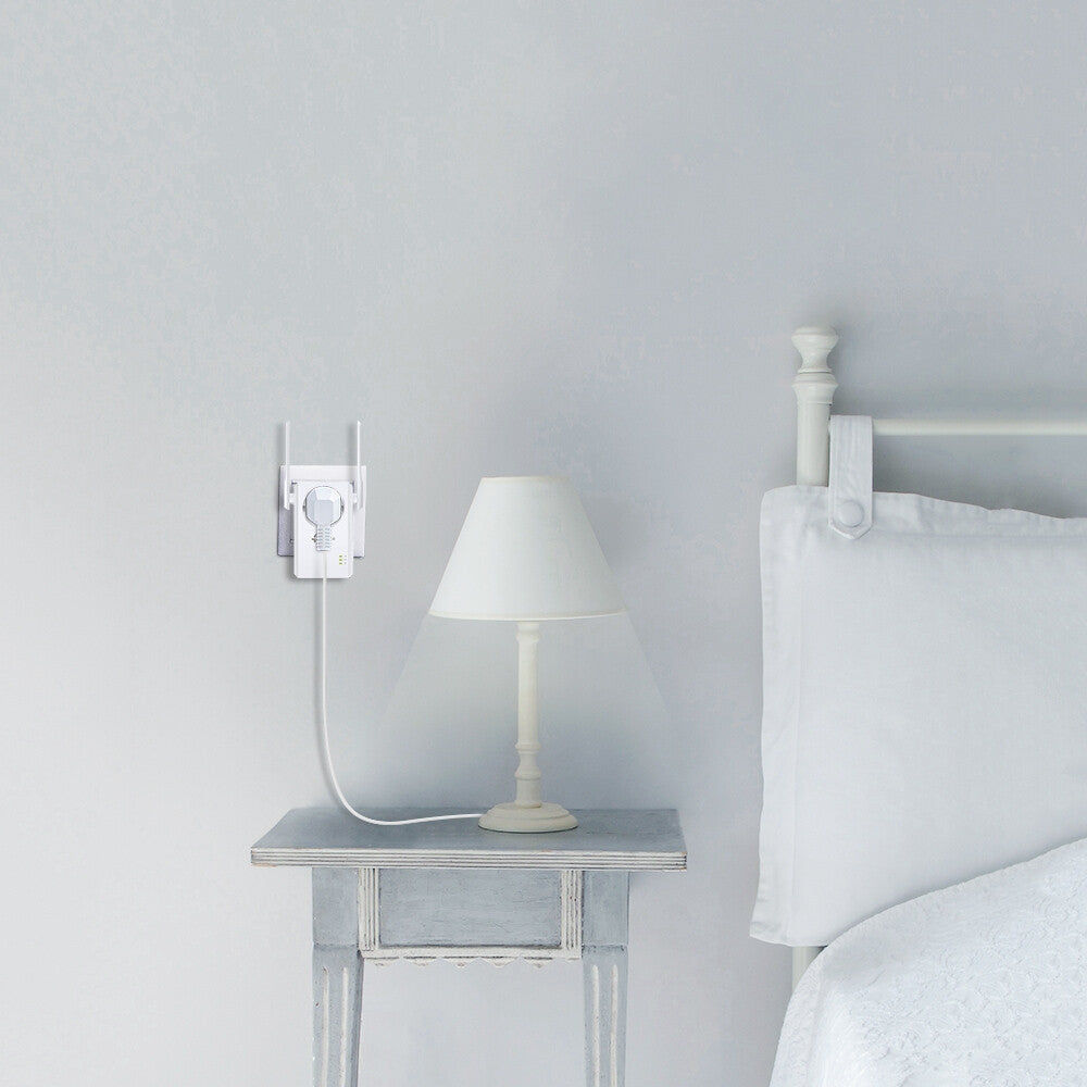 TP-Link TL-WA860RE PowerLine-nätverksadapter 300 Mbit/s Nätverksansluten (Ethernet) Wi-Fi Vit 1 styck