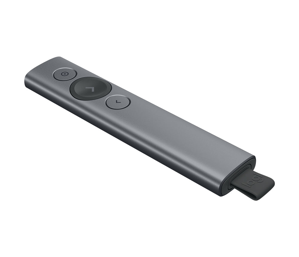 Logitech 910-005166 trådlösa presentatörer Bluetooth/RF Grå