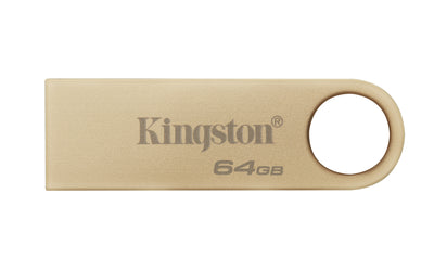 Kingston Technology DataTraveler SE9 G3 USB-sticka 64 GB USB Type-A 3.2 Gen 1 (3.1 Gen 1) Guld
