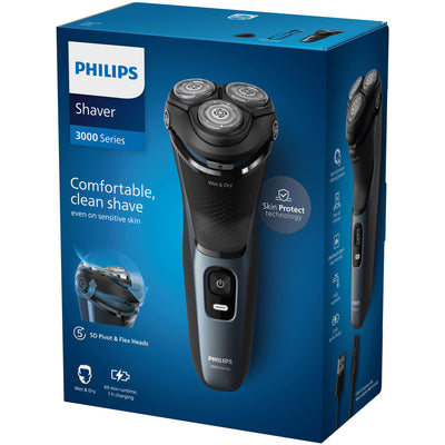 Philips Shaver 3000 Series S3144/00 Elektrisk rakapparat för våt- och torrakning