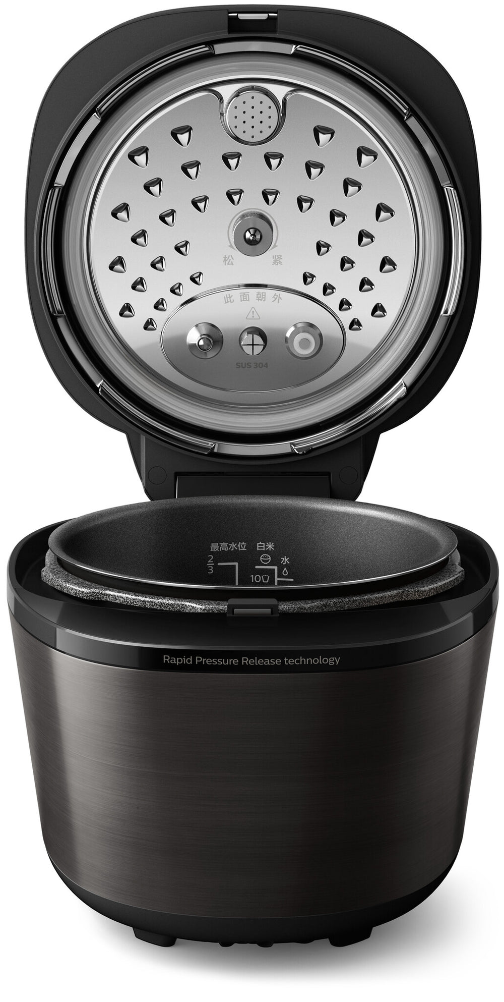 Philips HD2151/40 elektrisk tryckkokare Svart 1000 W