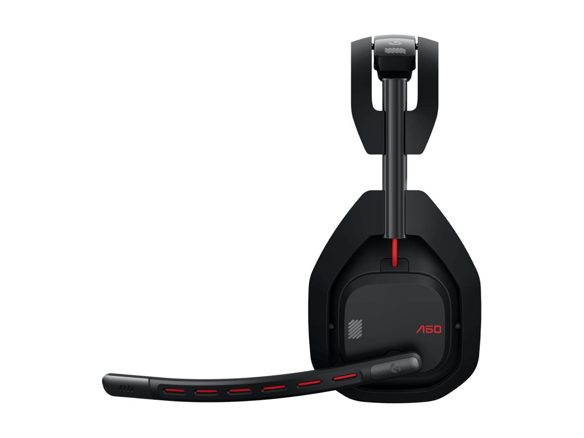 Logitech G Astro A50 Gen 5 – Trådlöst Gamingheadset med LIGHTSPEED + Bluetooth, PLAYSYNC, 24-bit ljud (Svart)