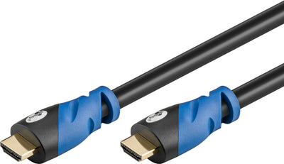 Goobay 72317 HDMI-kabel 1,5 m HDMI Typ A (standard) Svart, Blå