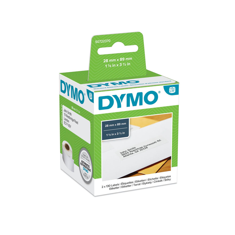 DYMO LW - Adressetiketter standard - 28 x 89 mm - S0722370
