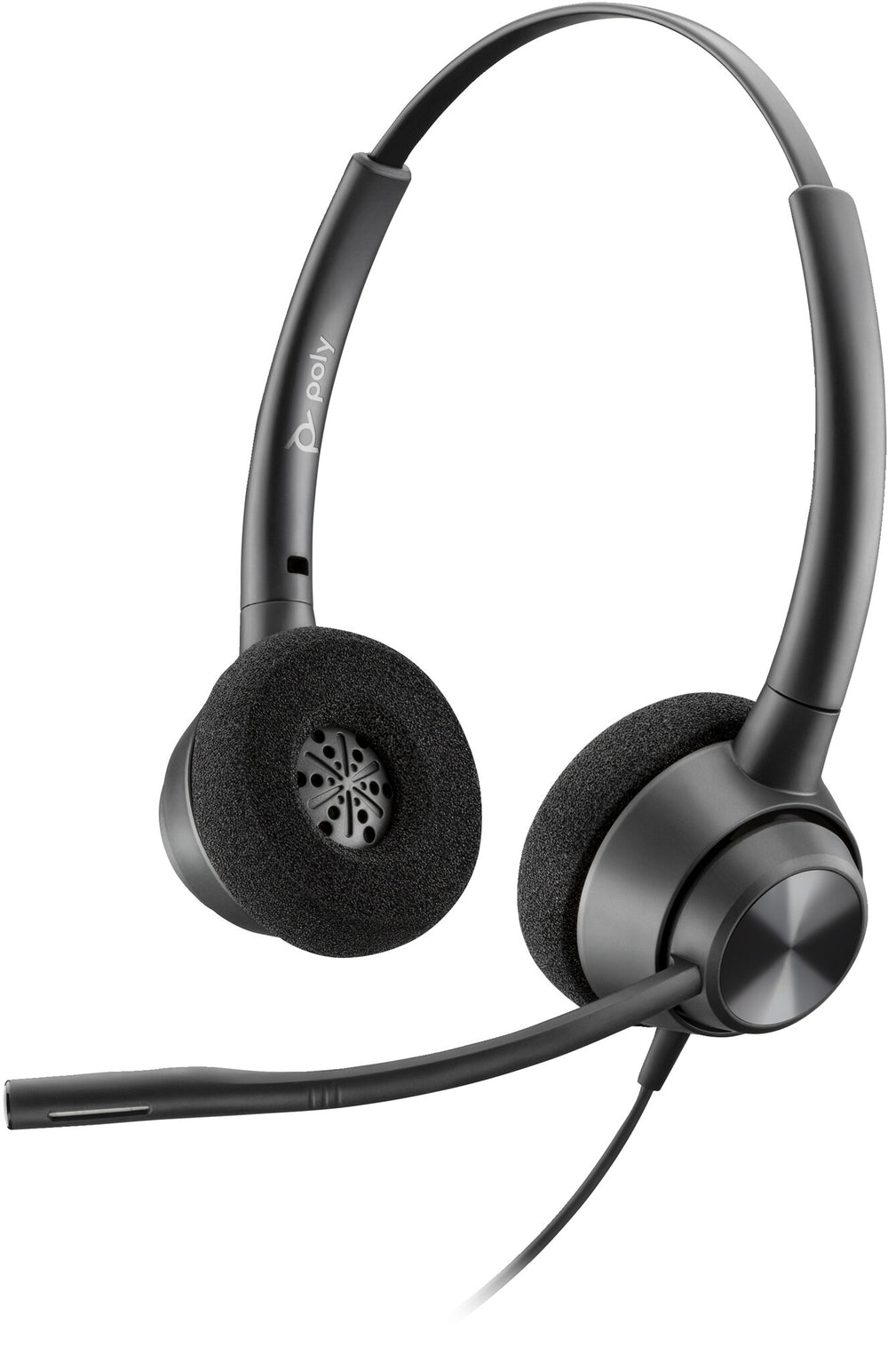 POLY EncorePro 320 med Quick Disconnect Binaural Headset TAA