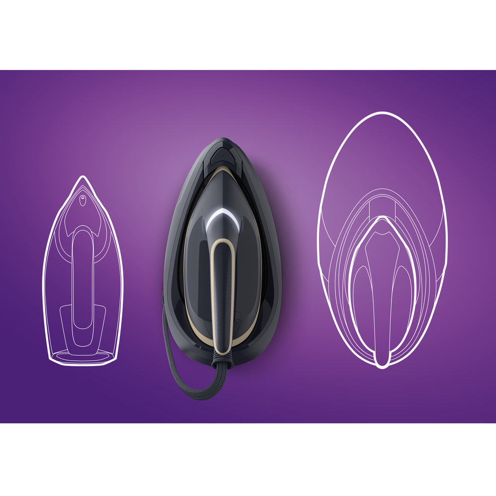 Philips PSG6066/20 ångstrykjärnsladdare 2400 W 1,8 l SteamGlide Advanced Blå, Guld