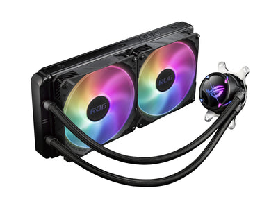 ASUS ROG STRIX LC II 280 ARGB Processor Allt-i-ett vätskekylare 14 cm Svart 1 styck