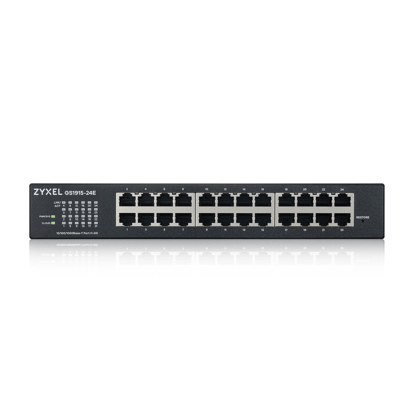Zyxel GS1915-24E hanterad L2 Gigabit Ethernet (10/100/1000) 1U Svart