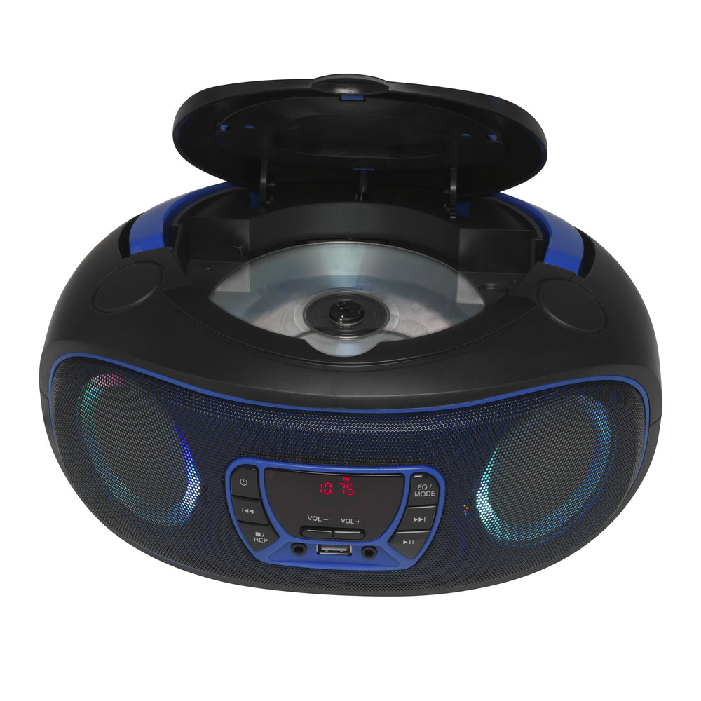Denver TCL-212BT BLUE CD-spelare Bärbar CD-spelare Svart, Blå