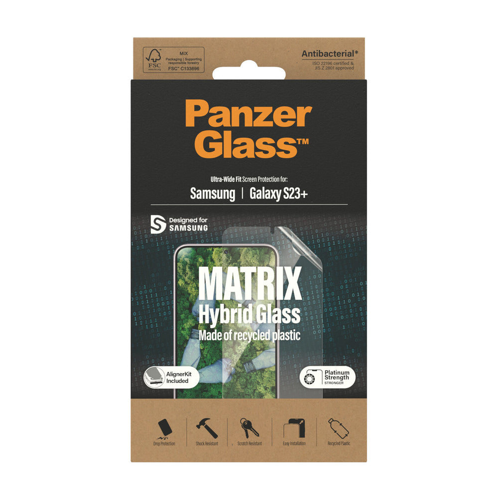 PanzerGlass Samsung Galaxy S+ 2023 UWF PET AB wA Genomskinligt skärmskydd 1 styck