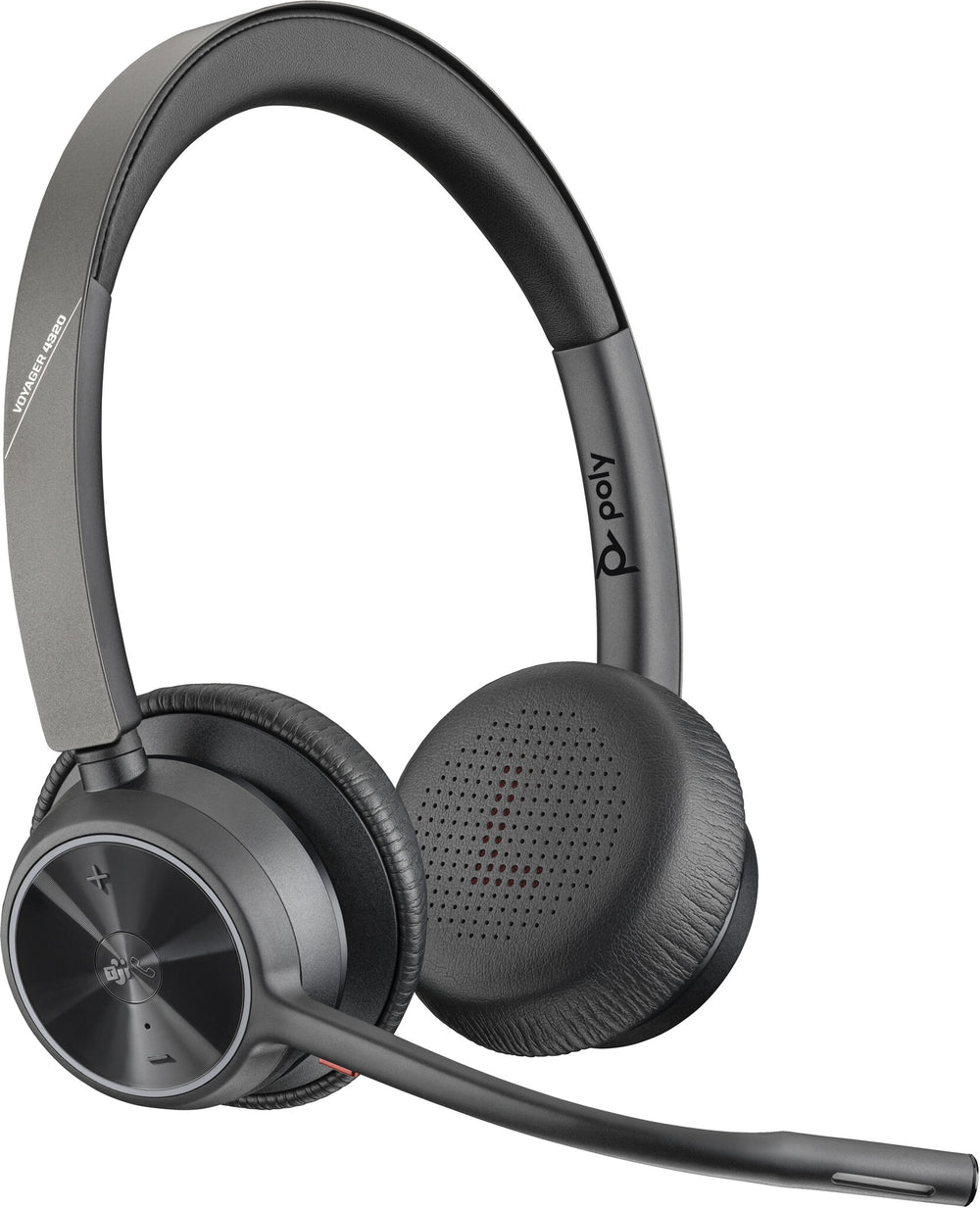 POLY Voyager 4320-M Microsoft Teams Certified Headset +BT700-dongel +laddningsställ