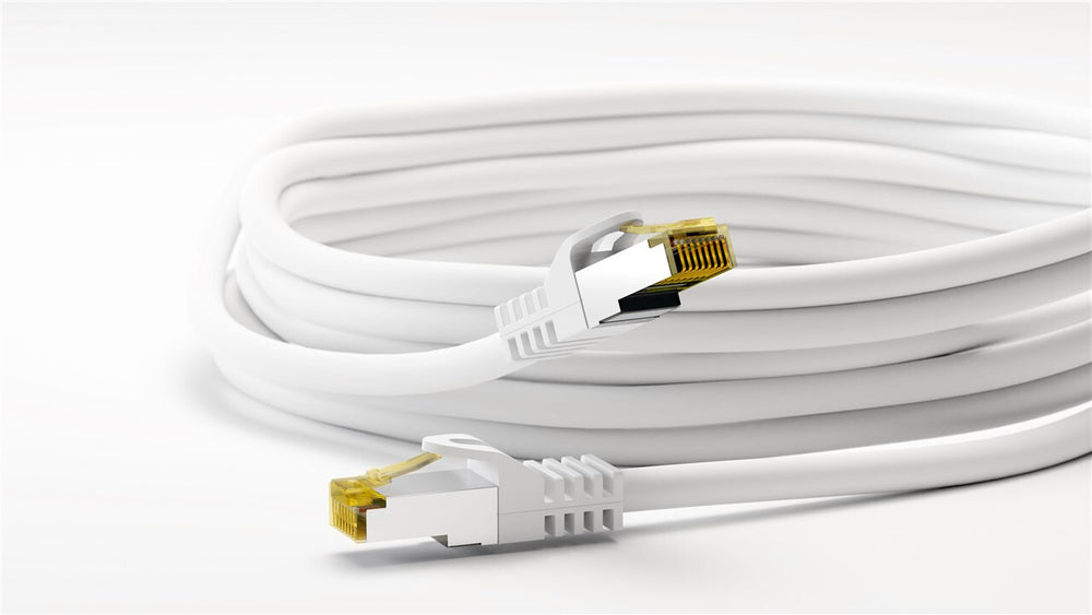 Goobay 91093 nätverkskablar Vit 2 m Cat7 S/FTP (S-STP)