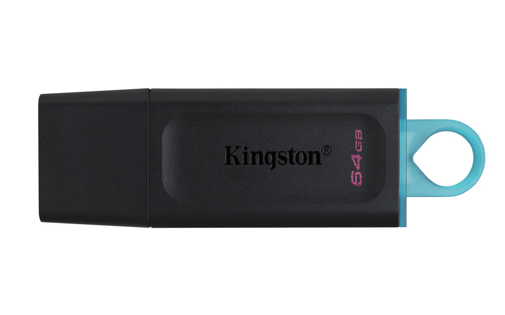 Kingston Technology DataTraveler Exodia USB-sticka 64 GB USB Type-A 3.2 Gen 1 (3.1 Gen 1) Svart, Turkos