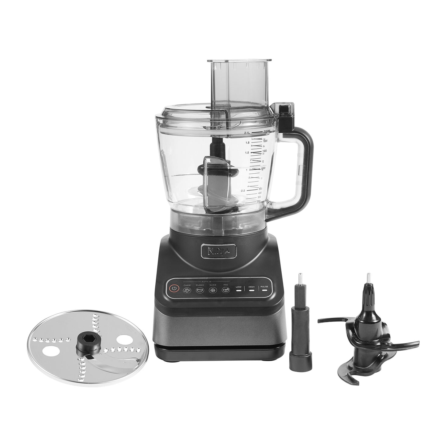 Ninja BN650 matberedare 850 W 2,1 l Silver Inbyggd våg