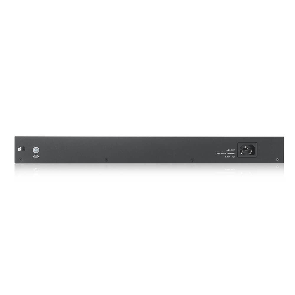 Zyxel GS2220-28HP-EU0101F nätverksswitchar hanterad L2 Gigabit Ethernet (10/100/1000) Strömförsörjning via Ethernet (PoE) stöd Svart