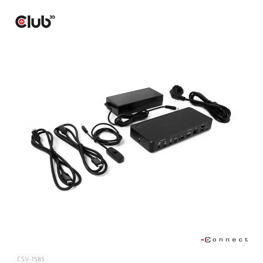 CLUB3D CSV-1585 KVM-switchar Svart