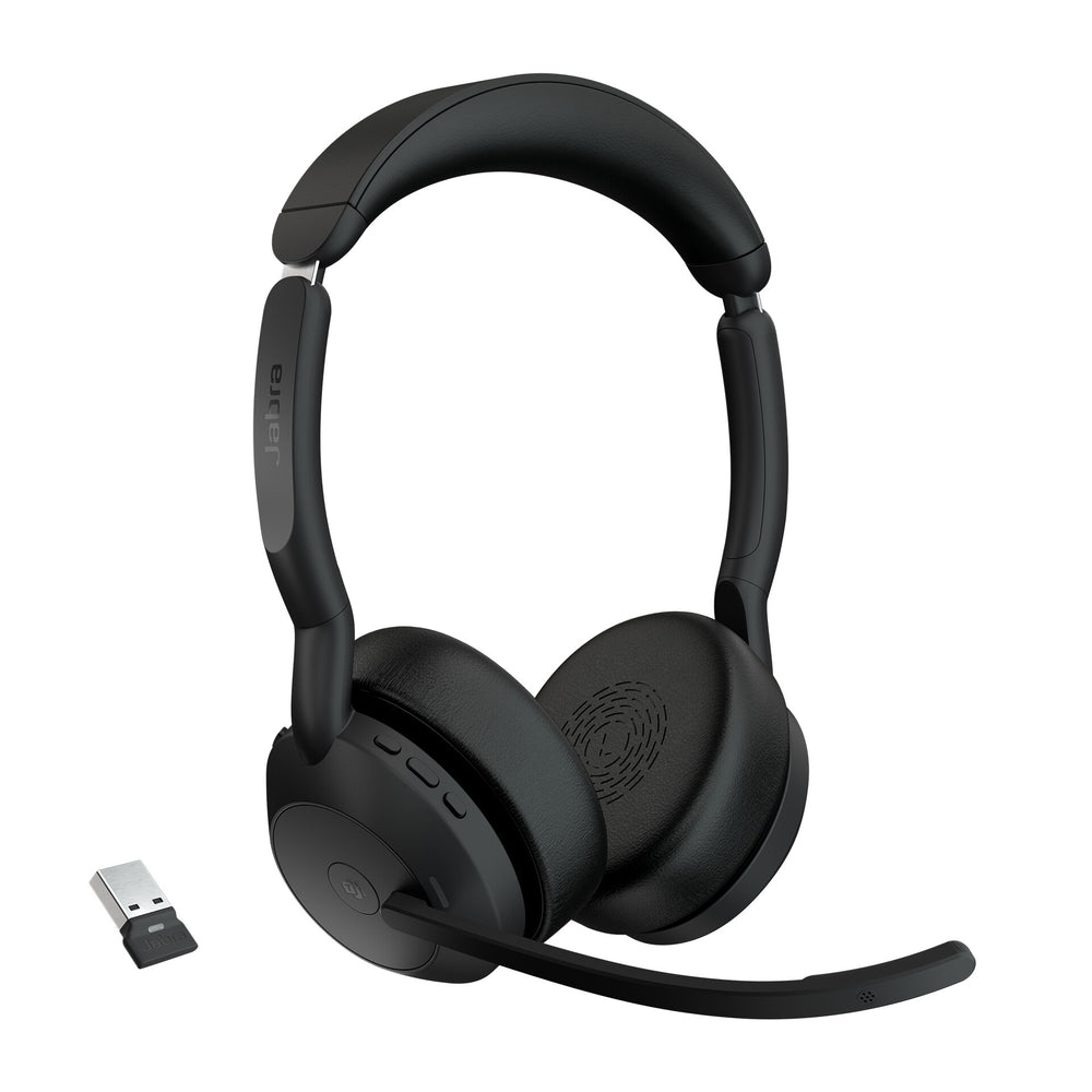 Jabra 25599-999-999 hörlur och headset Trådlös Huvudband Kontor/callcenter Bluetooth Laddningsställ Svart