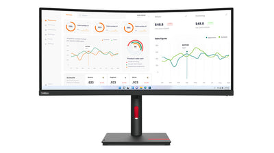 Lenovo ThinkVision T34w-30 LED display 86,4 cm (34") 3440 x 1440 pixlar Wide Quad HD Svart
