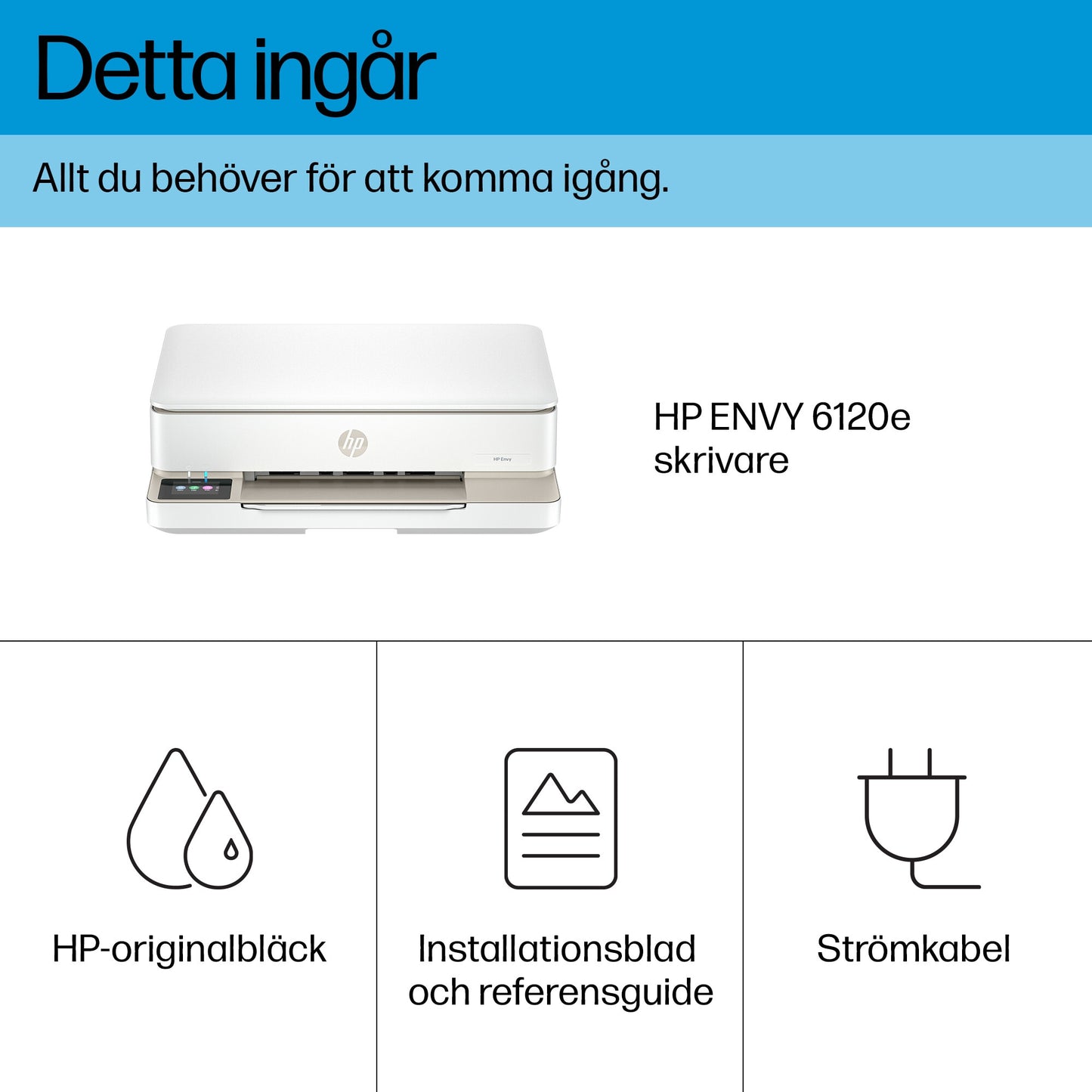 HP ENVY 6120e All-in-One skrivare