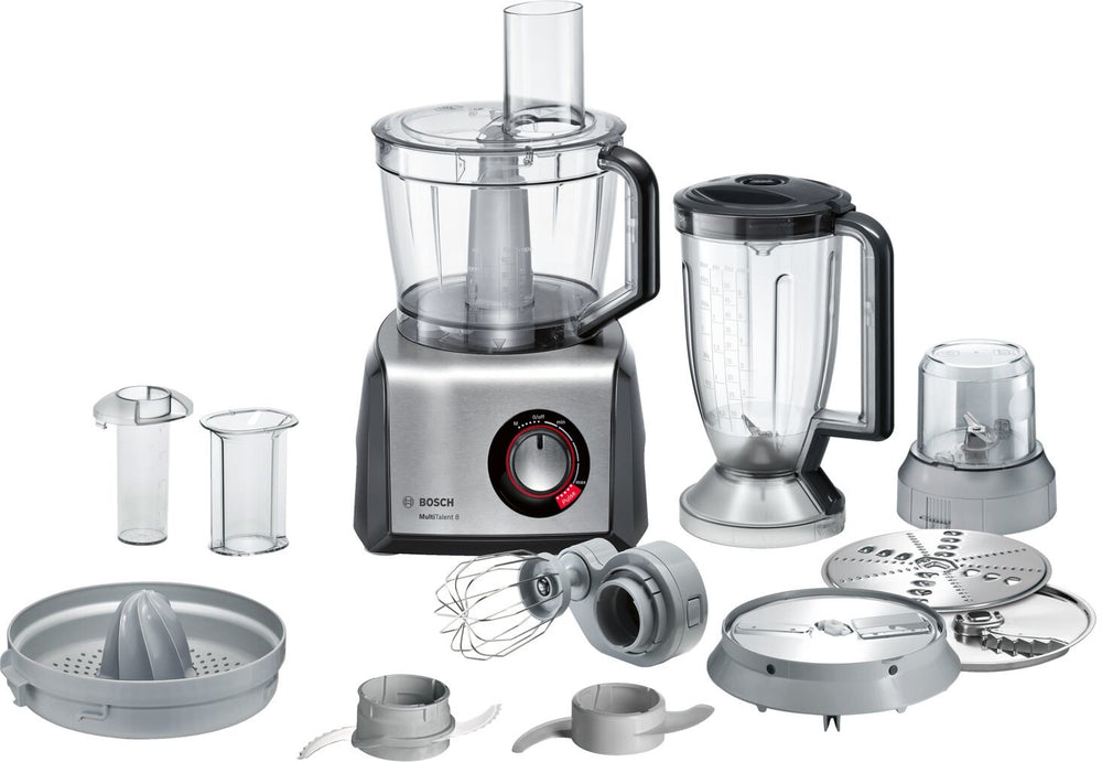 Bosch MC812M844 matberedare 1250 W 3,9 l Svart, Rostfritt stål