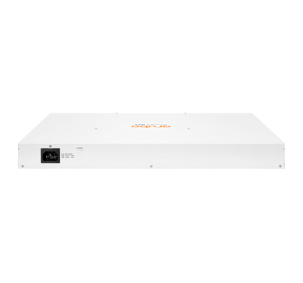 HPE Aruba Networking Aruba Instant On 1930 24G Class4 PoE 4SFP/SFP+ 370W hanterad L2+ Gigabit Ethernet (10/100/1000) Strömförsörjning via Ethernet (PoE) stöd 1U Vit