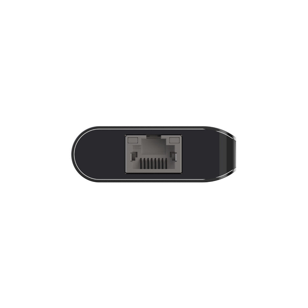 Belkin AVC008BTSGY dockningsstationer för bärbara datorer USB 3.2 Gen 1 (3.1 Gen 1) Type-C Svart, Grå