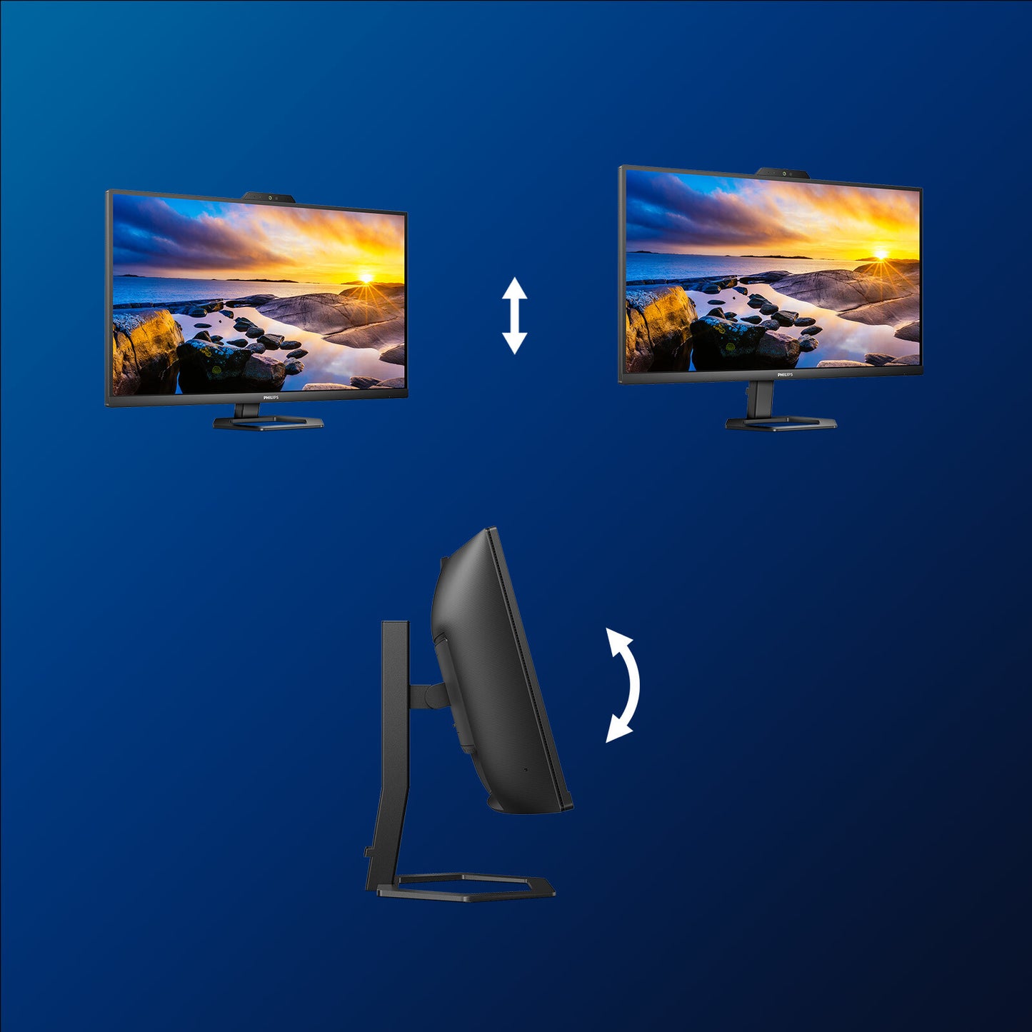 Philips 5000 series 34E1C5600HE/00 LED display 86,4 cm (34") 3440 x 1440 pixlar 4K Ultra HD Svart