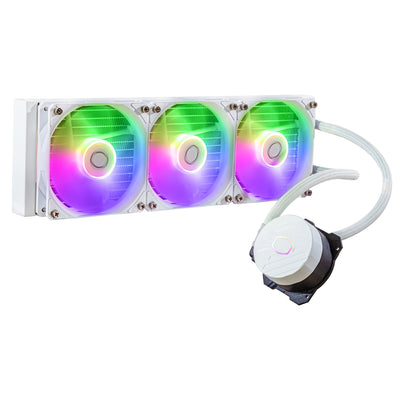 Cooler Master MasterLiquid 360L Core ARGB White Processor Vätskekylningskit 12 cm Vit