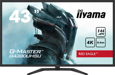 iiyama G-MASTER G4380UHSU-B1 platta pc-skärmar 108 cm (42.5") 3840 x 2160 pixlar 4K Ultra HD LED Svart