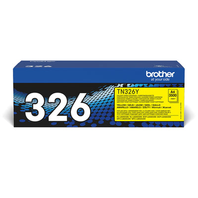 Brother TN-326Y Tonerkassett 1 styck Original Gul