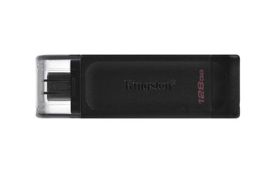 Kingston Technology DataTraveler 70 USB-sticka 128 GB USB Type-C 3.2 Gen 1 (3.1 Gen 1) Svart