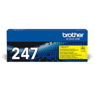 Brother TN-247Y Tonerkassett 1 styck Original Gul