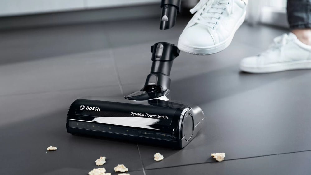 Bosch BCS711XXL upprättstående dammsugare och elektrisk sopborste Skaftdammsugare Batteri Torr Utan påse 0,3 l Vit 3 Ah