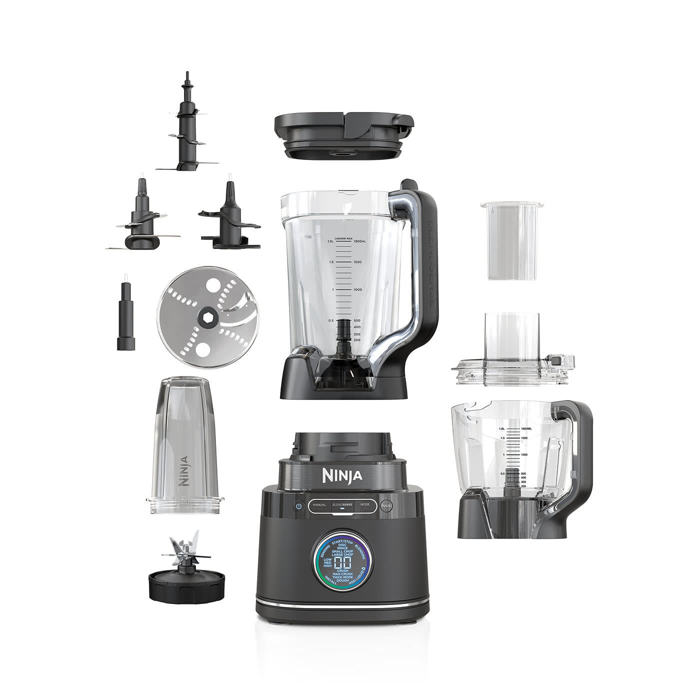 Ninja Detect Power Mixer & Processor Pro 2,1 l Bänkmixer 1200 W Svart