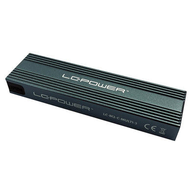 LC-Power LC-M2-C-MULTI-3 Hölje för lagringsenheter SSD-inkapsling Antracit M.2