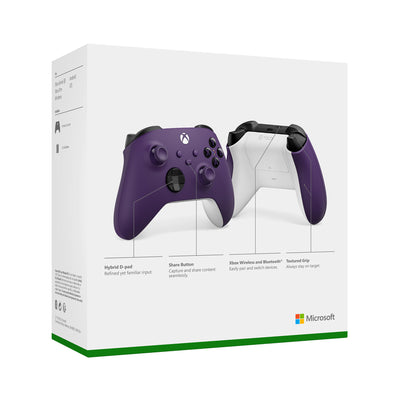 Microsoft QAU-00069 spelkonsoler Lila Bluetooth/USB Spelplatta Analog / Digital Android, PC, Xbox Series S, Xbox Series X, iOS