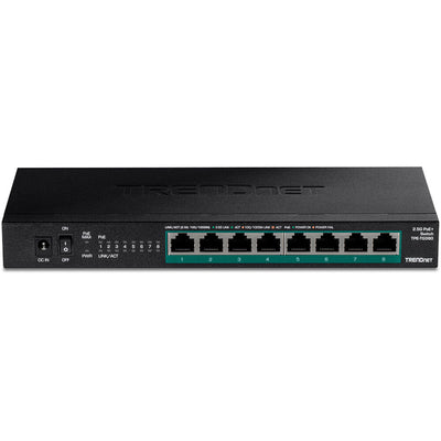 Trendnet TPE-TG380 nätverksswitchar Ohanterad 2.5G Ethernet (100/1000/2500) Strömförsörjning via Ethernet (PoE) stöd Svart