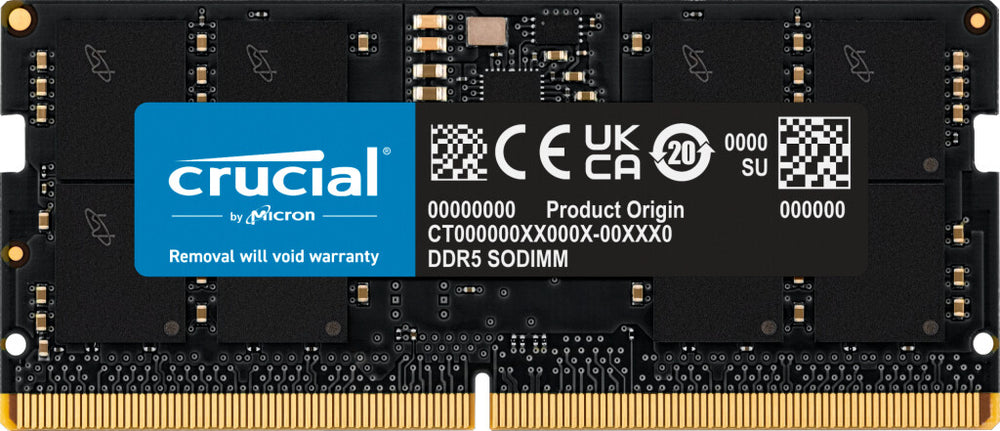Crucial CT16G48C40S5 RAM-minnen 16 GB 1 x 16 GB DDR5 4800 MHz