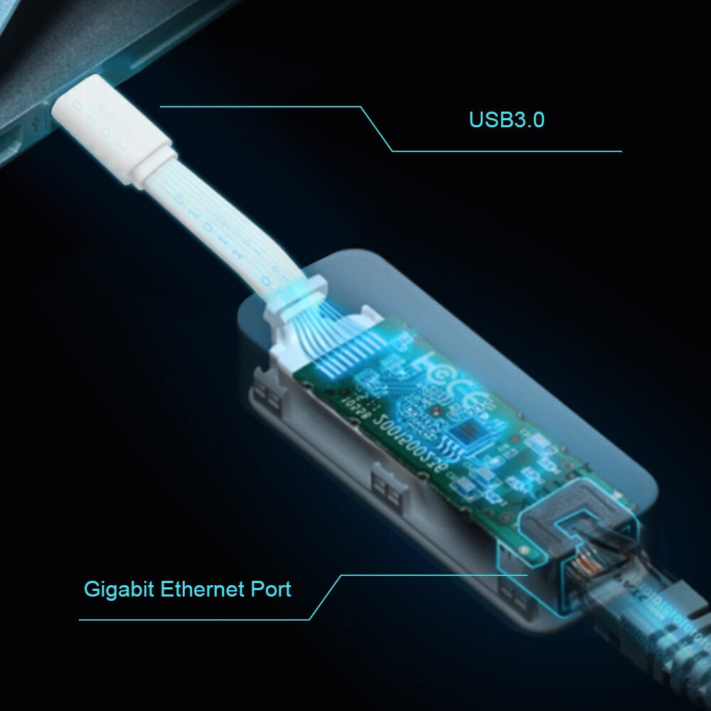 TP-Link UE300C nätverkskort Ethernet 1000 Mbit/s